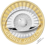 2025 George Orwell Silver Proof £2